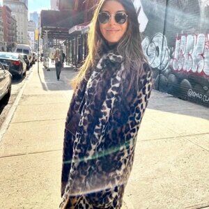 Leopard Print Coat